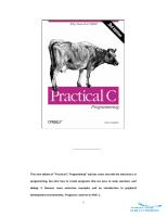 Practical C Programming, 3rd Ed.pdf