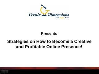 create Dimensions.ppt