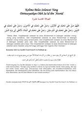 15 solawat yang diriwayatkan oleh sa'id ibn 'atorid.pdf
