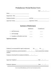 probationary period review form.doc