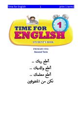 حصريات جديدة أول ملزمةلكلمات الصف الأول الإبتدائى (الترم الثانى2014)time for Englishفقط على مدونة نهضة مصر التعليمية (1).pdf