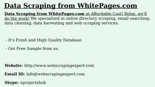 Data Scraping from WhitePages.com.pptx