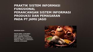 Presentasi PRAKTIK SISTEM INFORMASI FUNGSIONAL II.pptx