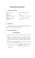 Memorandum Analisa Kredit Wahyu (Kantin).doc