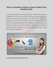 How to remove yahoo toolbar from Mozila Firefox.pdf